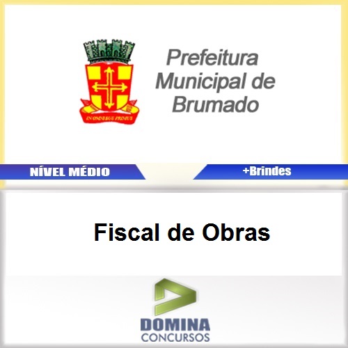 Apostila Concurso Brumado BA 2017 Fiscal de Obras