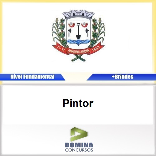 Apostila Concurso Anaurilândia MS 2017 Pintor