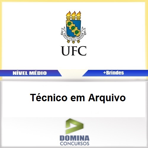 Apostila Concurso UFC 2017 Técnico em Arquivo PDF