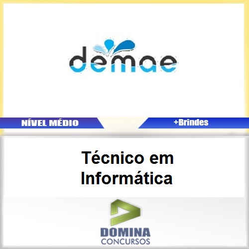Apostila DEMAE GO 2017 Técnico em Informática