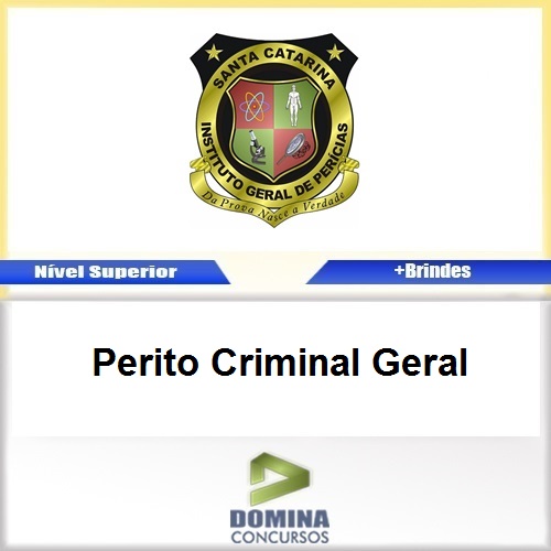 Apostila IGP SC 2017 Perito Criminal Geral Download