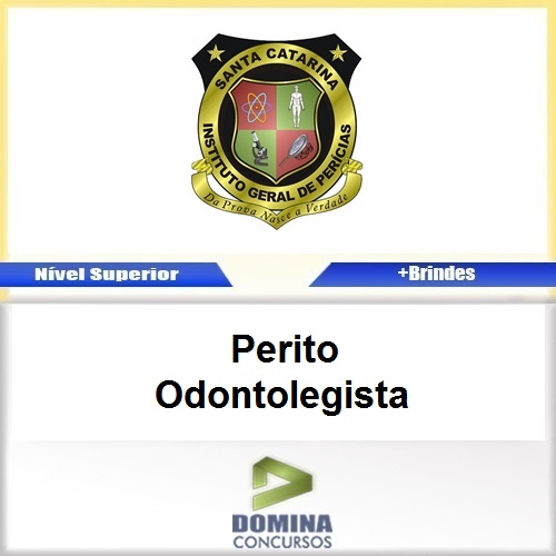 Apostila Concurso IGP SC 2017 Perito Odontolegista PDF