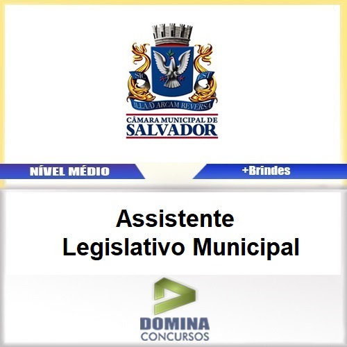 Apostila Câmara Salvador BA 2017 Assistente Legislativo Municipal