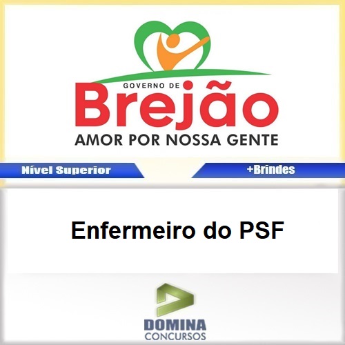 Apostila Concurso Brejão PE 2017 Enfermeiro do PSF