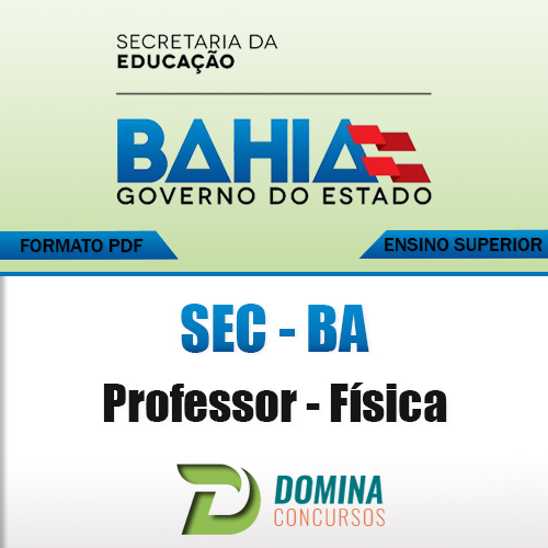 Apostila Concurso SEC BA 2017 Professor de Física PDF