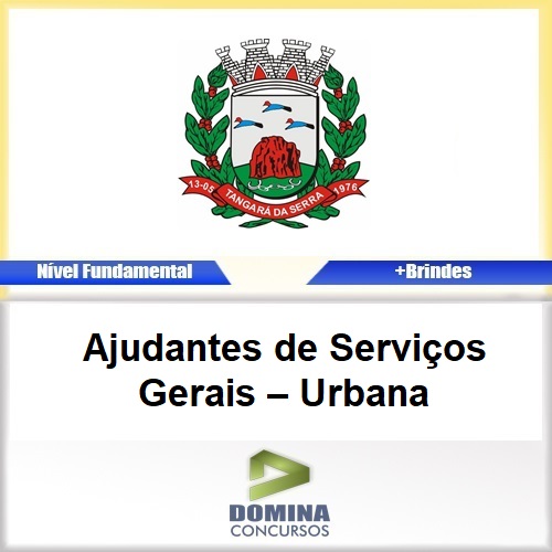 Apostila Tangará MT 2017 Ajudantes de Serviços Gerais Urbana