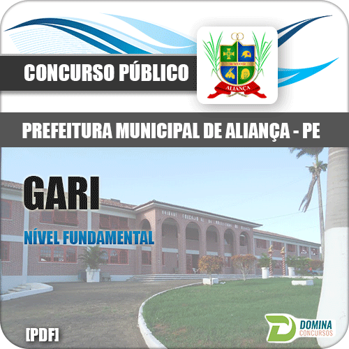 Apostila Concurso Pref Aliança PE 2018 Gari