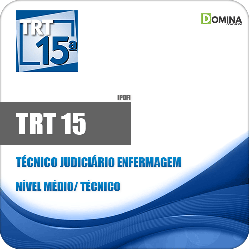 Apostila TRT 15 2018 Técnico Judiciário Enfermagem