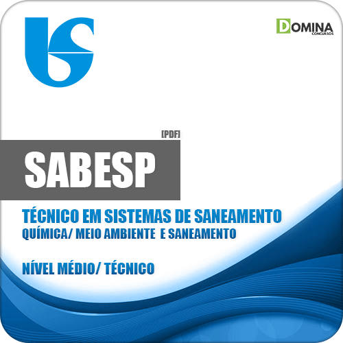 Apostila SABESP 2018 Téc Sistemas Saneamento Química Meio Ambiente