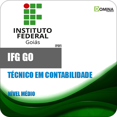 Apostila IFG GO 2018 Técnico em Contabilidade