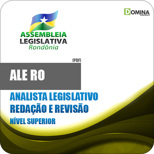 Apostila Ale RO 2018 Analista Redação e Revisão