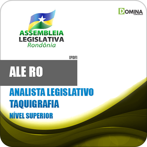 Apostila Ale RO 2018 Analista Legislativo Taquigrafia