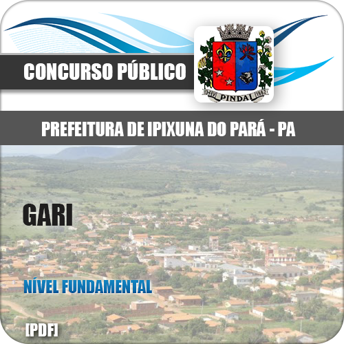 Apostila Pref Pindaí BA 2018 Gari