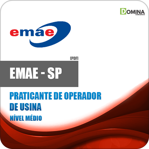Apostila EMAE SP 2018 Praticante Operador de Usina