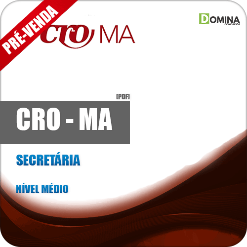 Apostila CRO MA 2018 Secretária