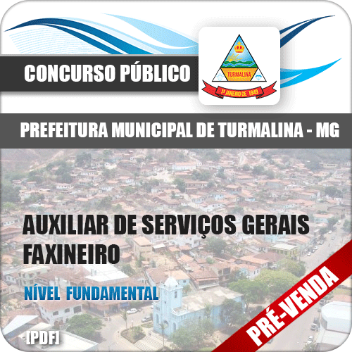 Apostila Faxineiro Brasilândia de Minas MG 2025