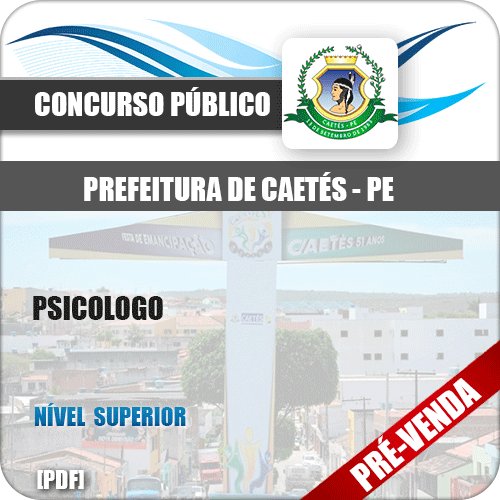 Apostila Pref Caetés PE 2018 Psicólogo