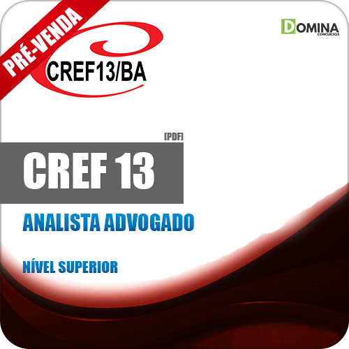Apostila CREF 13 BA 2018 Analista Advogado
