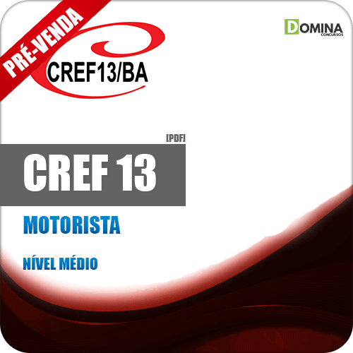 Apostila CREF 13 BA 2018 Motorista
