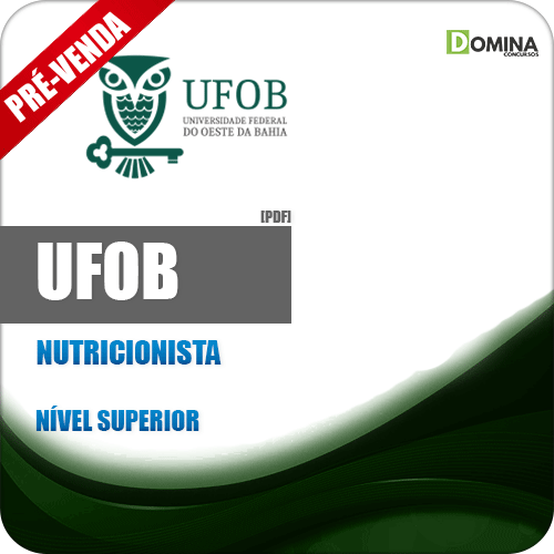 Apostila Concurso UFOB 2018 Cargo Nutricionista