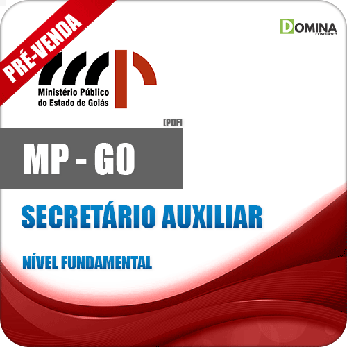Apostila MP GO 2018 Secretário Auxiliar