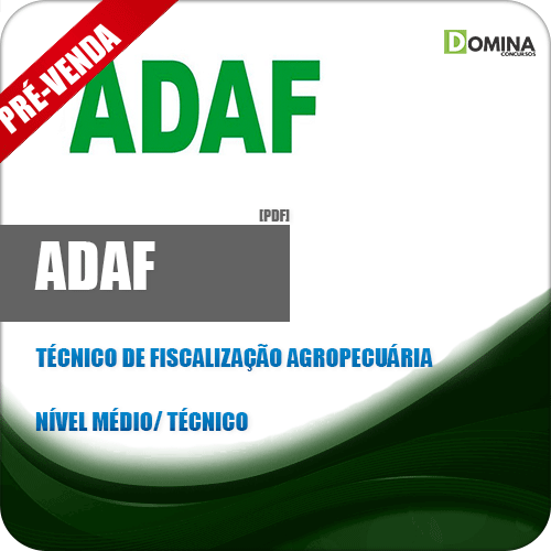 Apostila ADAF AM 2018 Técnico de Fiscalização Agropecuária