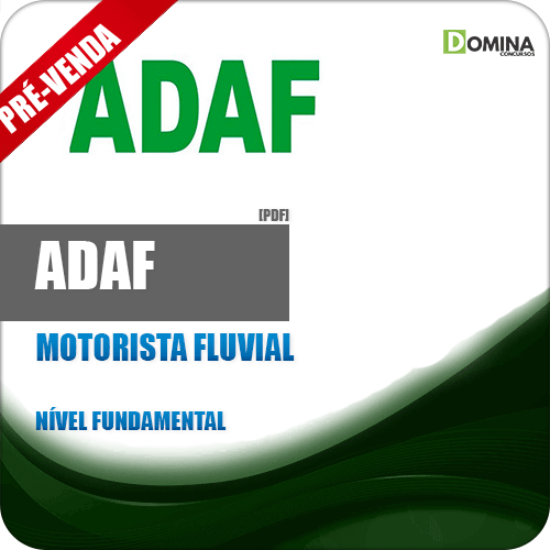 Apostila ADAF AM 2018 Motorista Fluvial