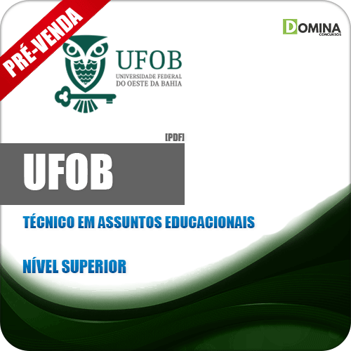 Apostila UFOB 2018 Técnico em Assuntos Educacionais