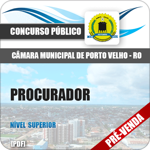 Apostila Câmara Porto Velho RO 2018 Procurador