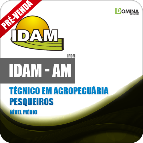 Apostila IDAM 2019 Técnico em Agropecuária Pesqueiros
