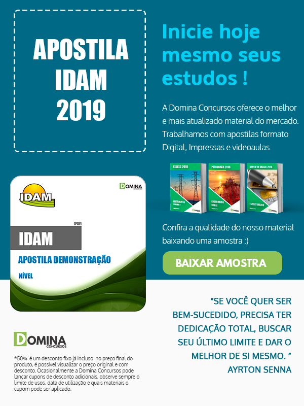 Apostila IDAM 2019 Motorista