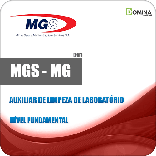 Apostila Auxiliar de Limpeza de Laboratório MGS MG 2025