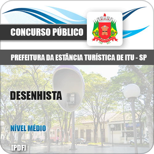 Apostila Concurso Prefeitura Itu SP 2019 Desenhista