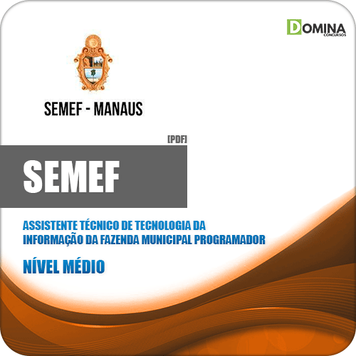 Apostila SEMEF 2019 Assistente Técnico TI Programador