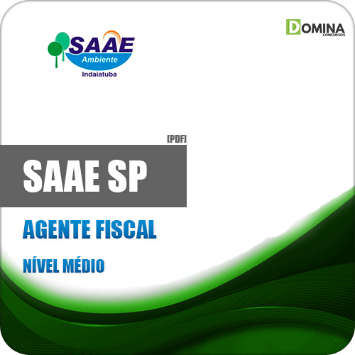 Apostila Concurso SAAE de Indaiatuba SP 2019 Agente Fiscal