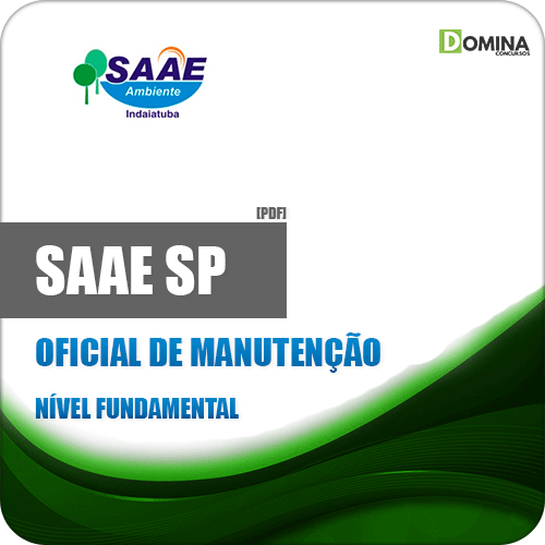 Apostila SAAE de Indaiatuba SP 2019 Oficial de Manutenção