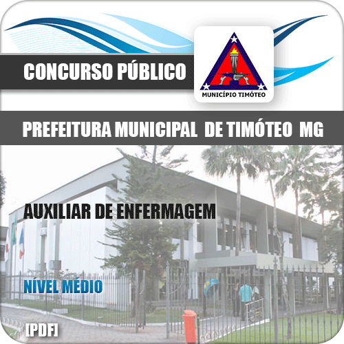 Apostila Prefeitura Timóteo MG 2019 Auxiliar de Enfermagem