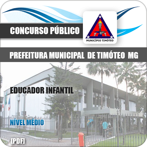 Apostila Concurso Pref Timóteo MG 2019 Educador Infantil