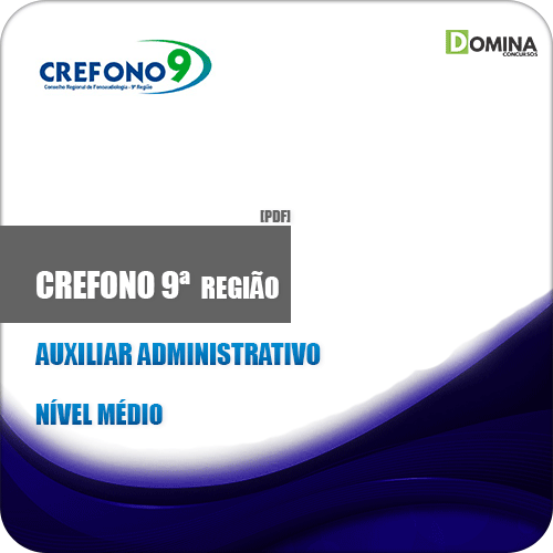 Apostila CREFONO 9ª Região 2019 Auxiliar Administrativo