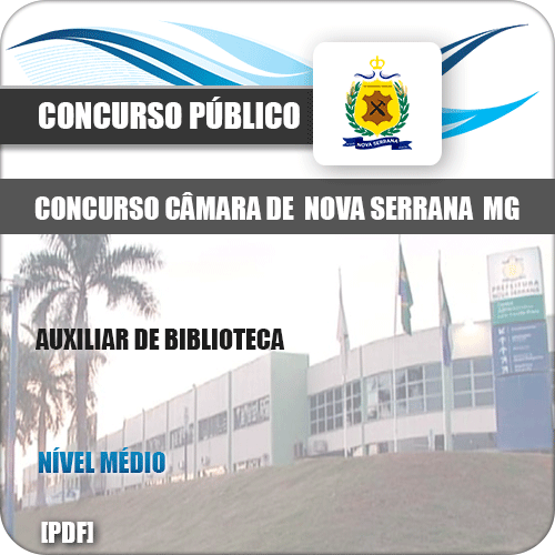 Apostila Auxiliar de Biblioteca Presidente Juscelino MG 2026