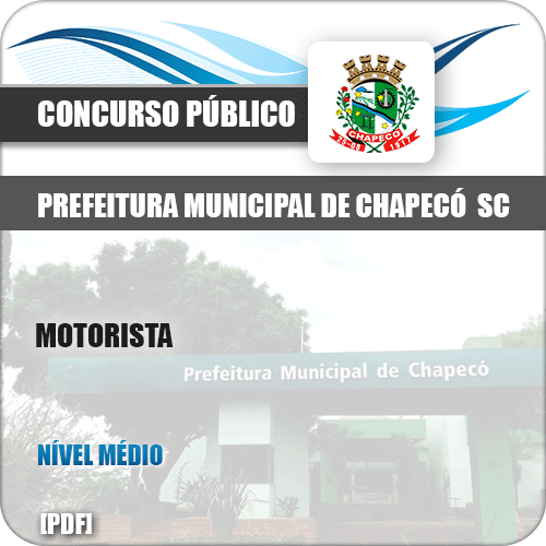 Apostila Concurso Pref Chapecó SC 2019 Motorista