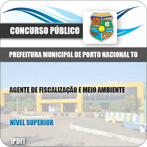 Apostila Porto Nacional TO 2019 Agt Fiscalização Meio Ambiente