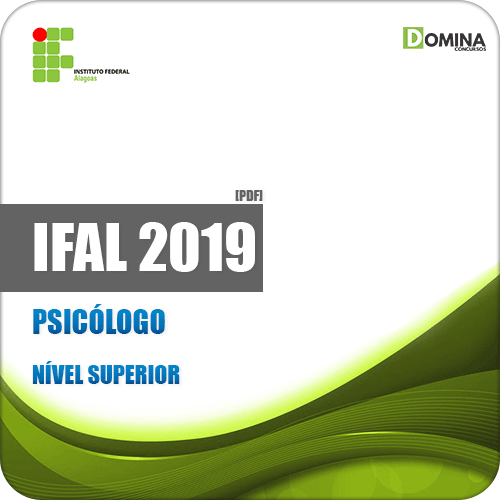 Apostila Concurso Público IFAL 2019 Psicólogo