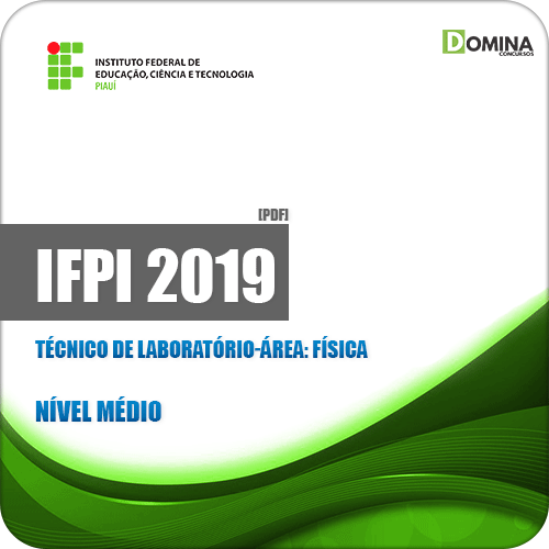 Apostila Concurso IFPI 2019 Técnico de Laboratório Física