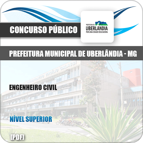 Apostila Concurso Pref Uberlândia MG 2019 Engenheiro Civil