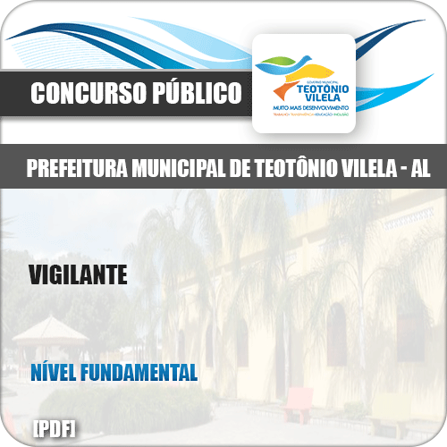 Apostila Concurso Público Pref Teotônio Vilela AL 2019 Vigilante
