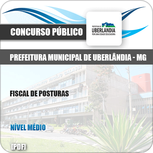 Apostila Concurso Pref Uberlândia MG 2019 Fiscal de Posturas