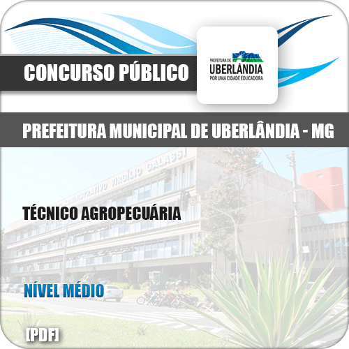 Apostila Concurso Pref Uberlândia MG 2019 Técnico Agropecuária