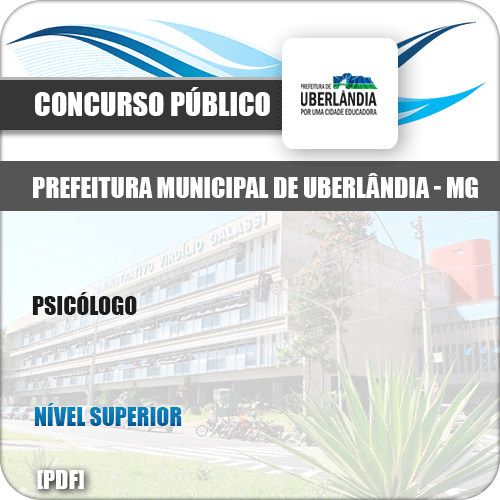Apostila Concurso Público Pref Uberlândia MG 2019 Psicólogo