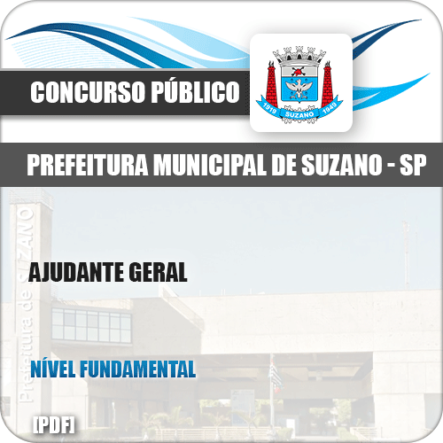 Apostila Concurso Público Pref Suzano SP 2019 Ajudante Geral